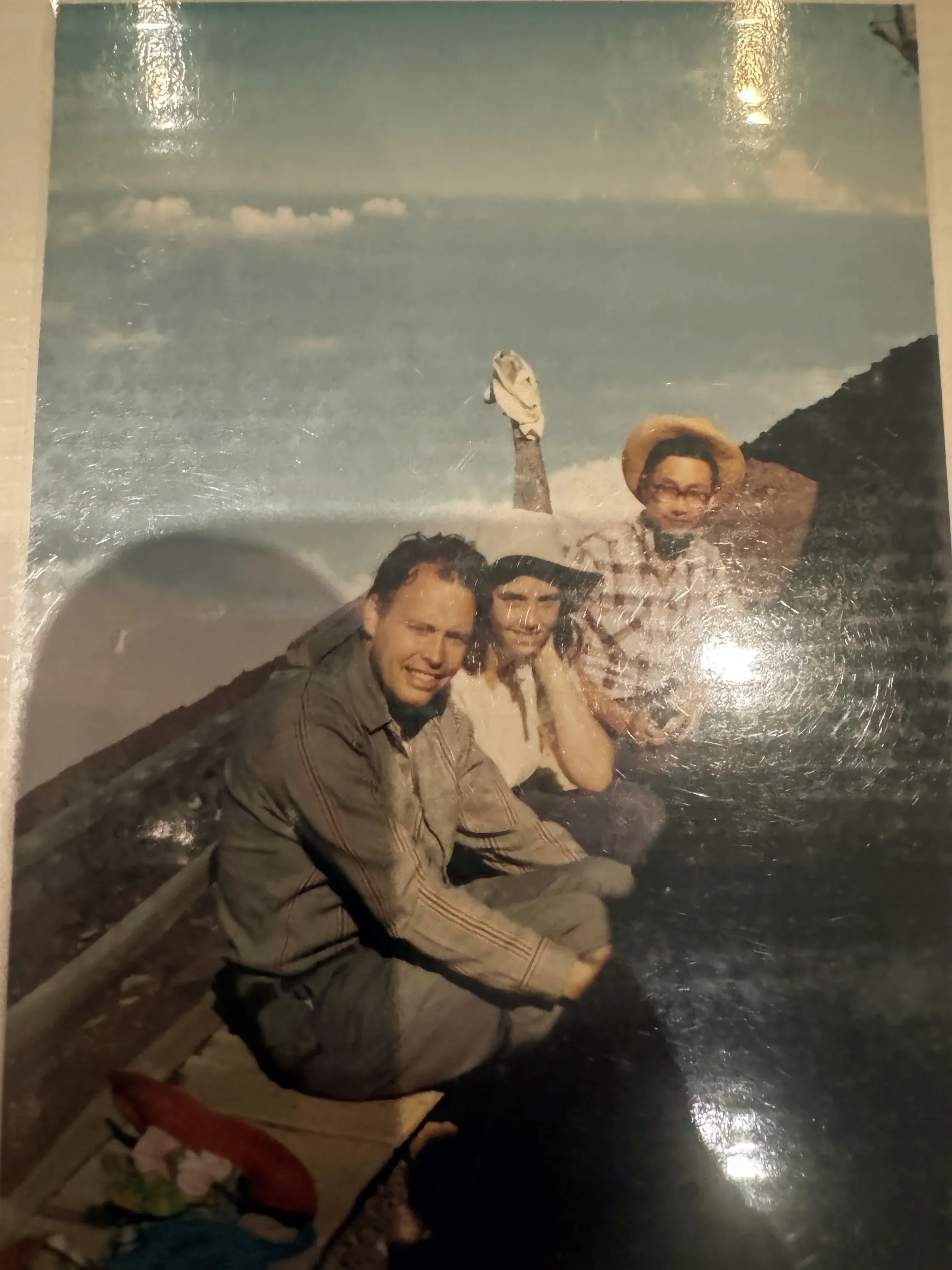 Grandad and my mum on Mt. Fuji, 1970