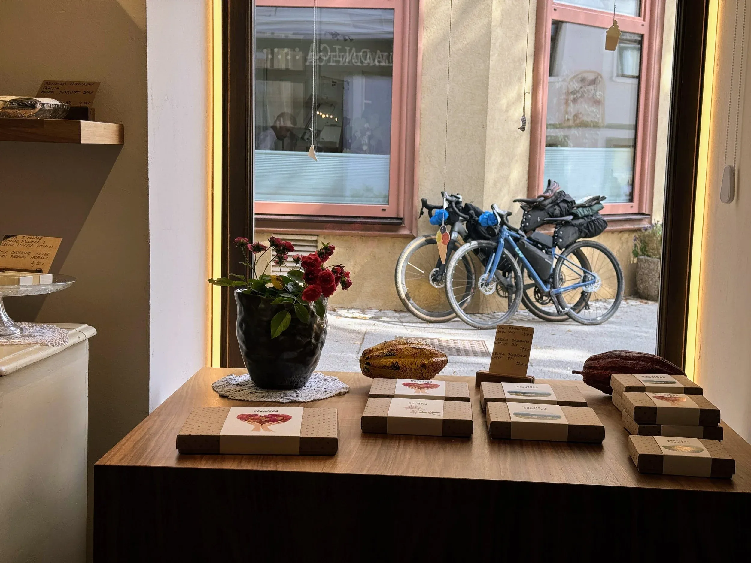 Chocolate shop in Radovljica