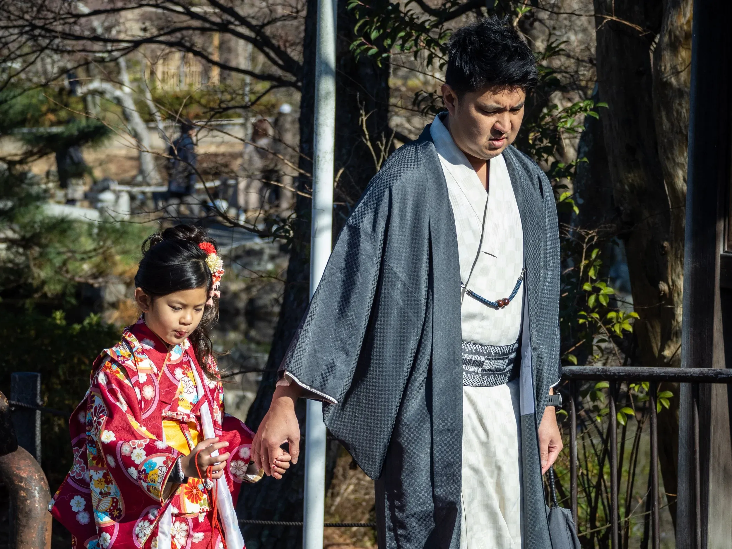 Tourists loved to dress up in rented traditional kimonos and walk around for photos. Selfie sticks outnumbered the temples 2:1, and there were a hell of a lot of temples!