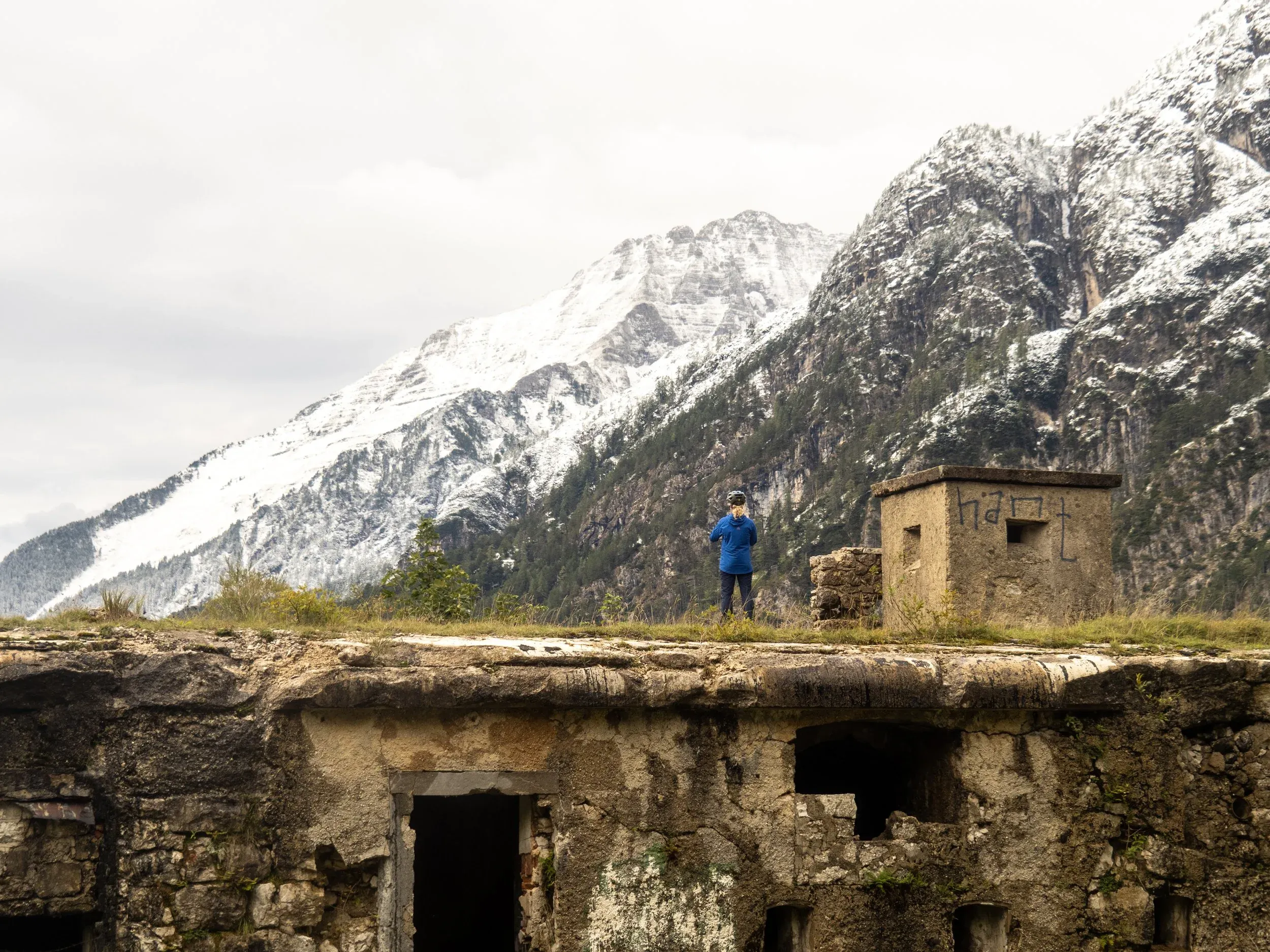 Austro-Hungarian WW1 Bunker at the pass
