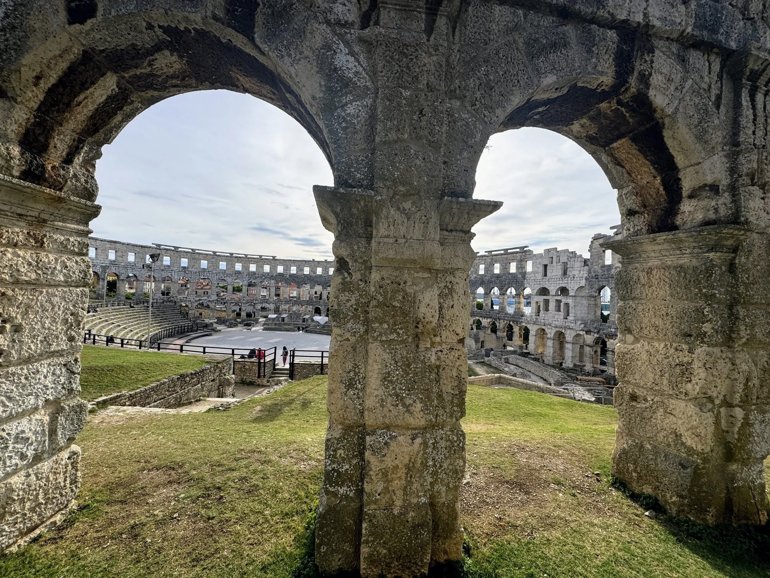 One of six major Roman coliseums in the world resides in Pula, Croatia