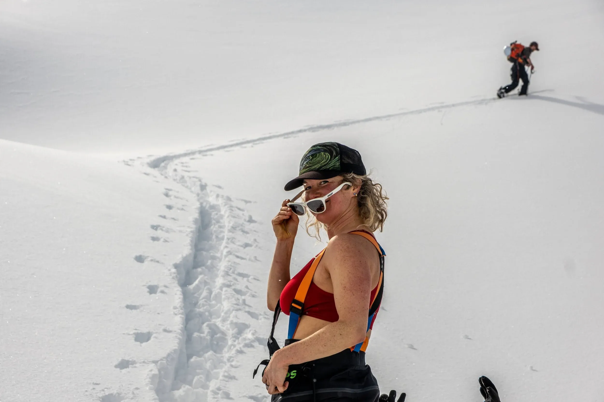 Mountain chic look from the local Whistler gal