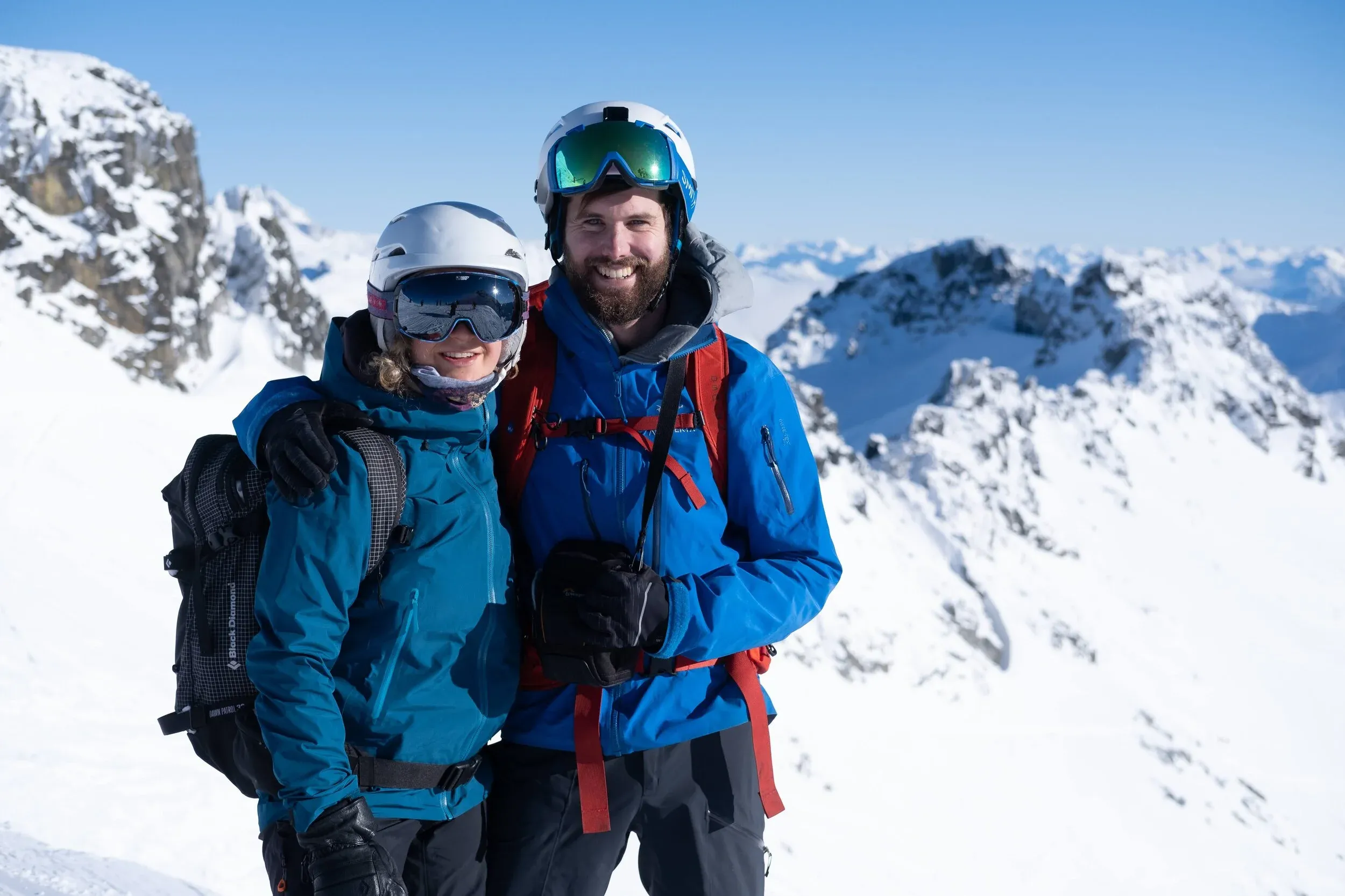 Inaugural splitboard day with the lovely Ms. Pines