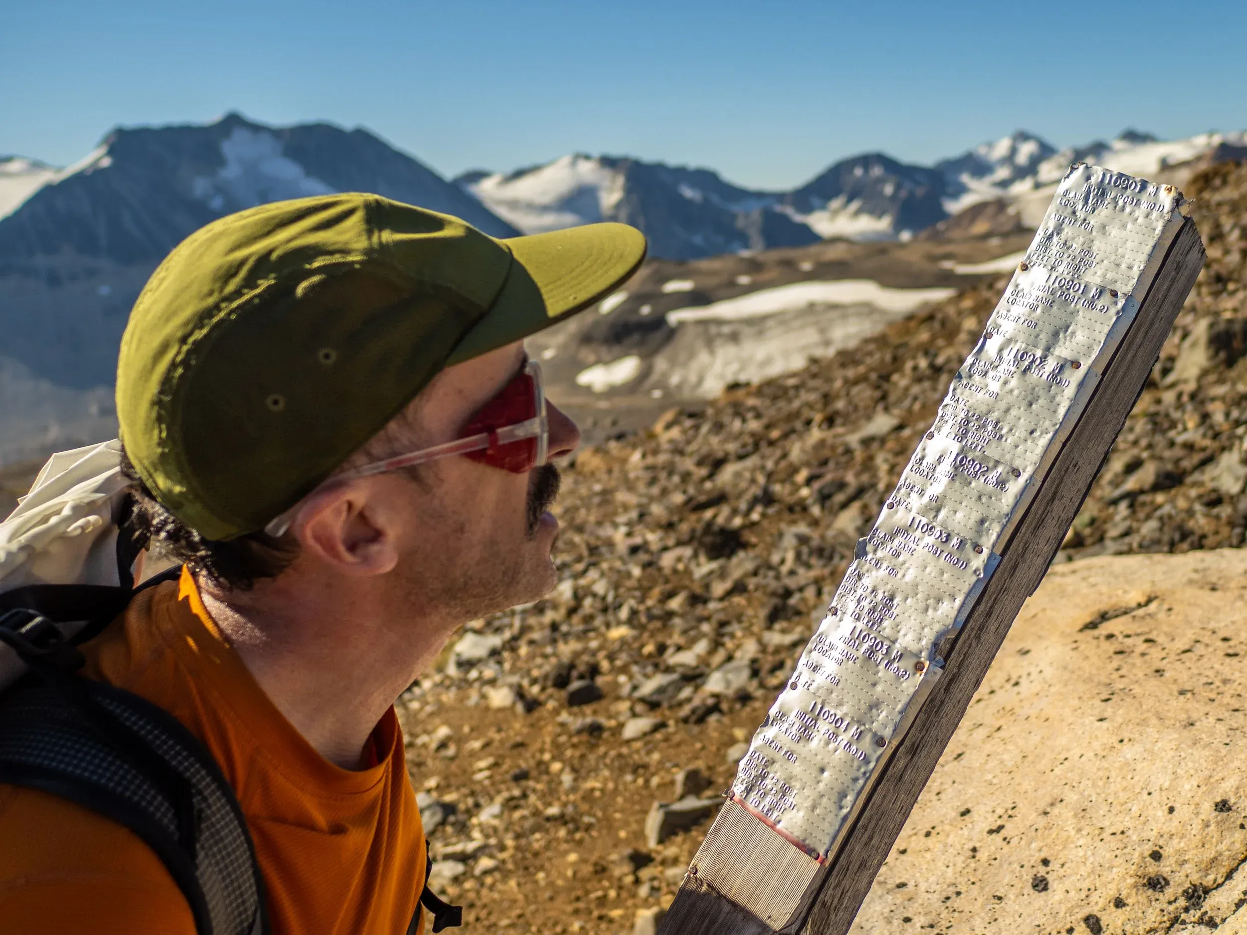 120 year old mining claims found discarded up on the upper ridge