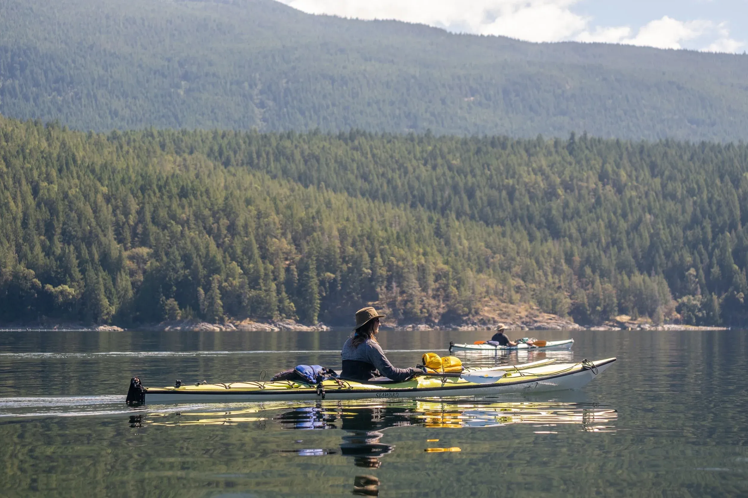 Paddling doesn’t get much better than this, saving the best for last on our final easy day back to the trucks