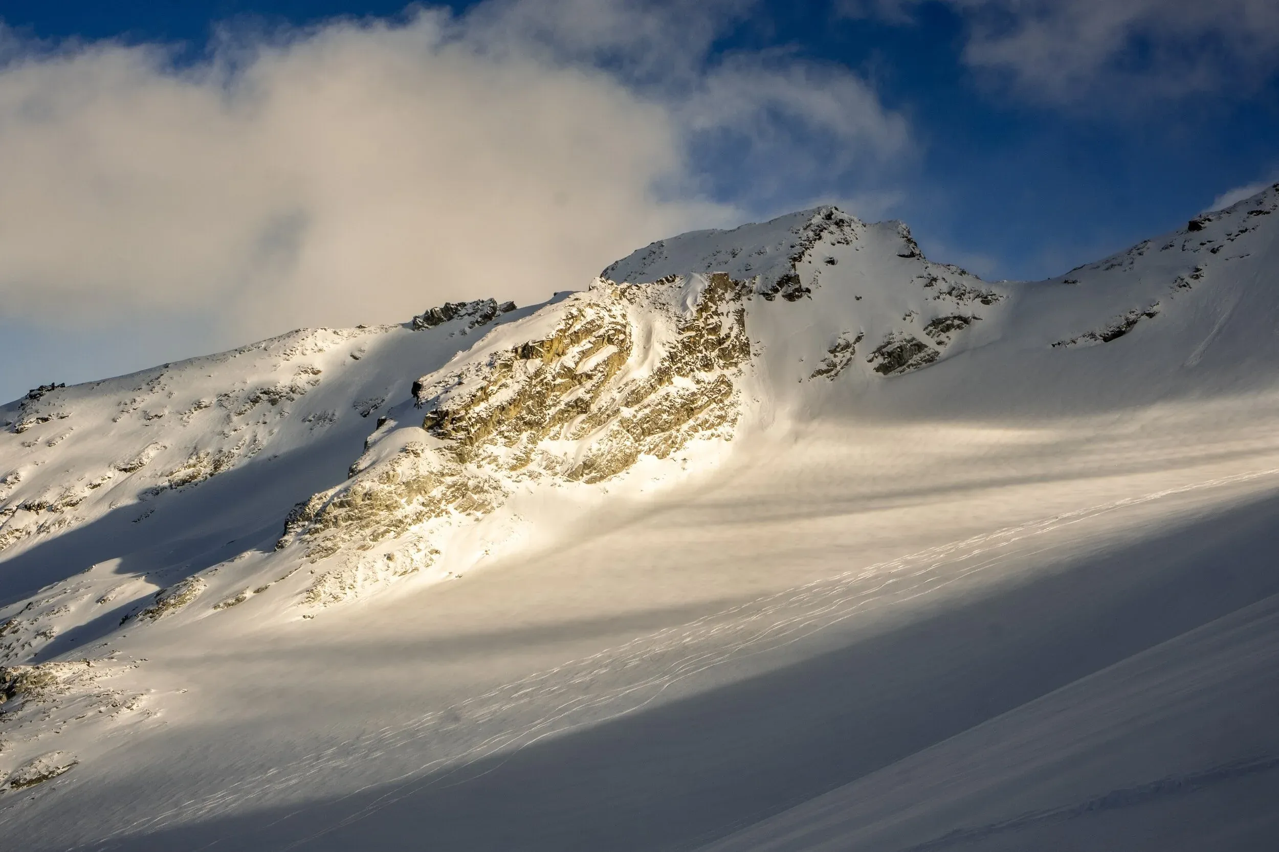 Mt. Pattison across the Trorey Glacier